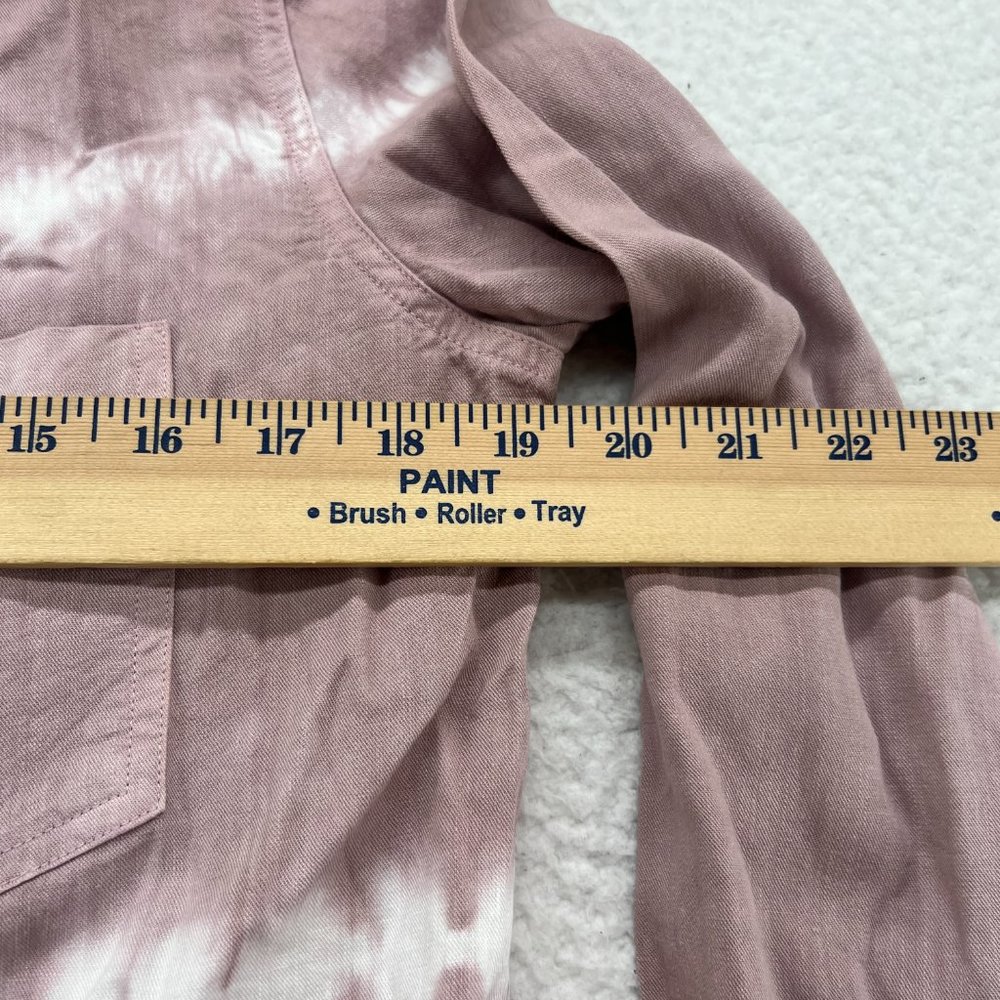 Rails | Ingrid Raw Mauve White Waves Pocket Butto… - image 6